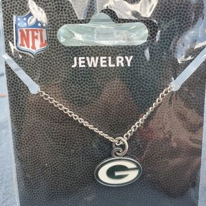 Green Bay Packers logo necklace NWT 9